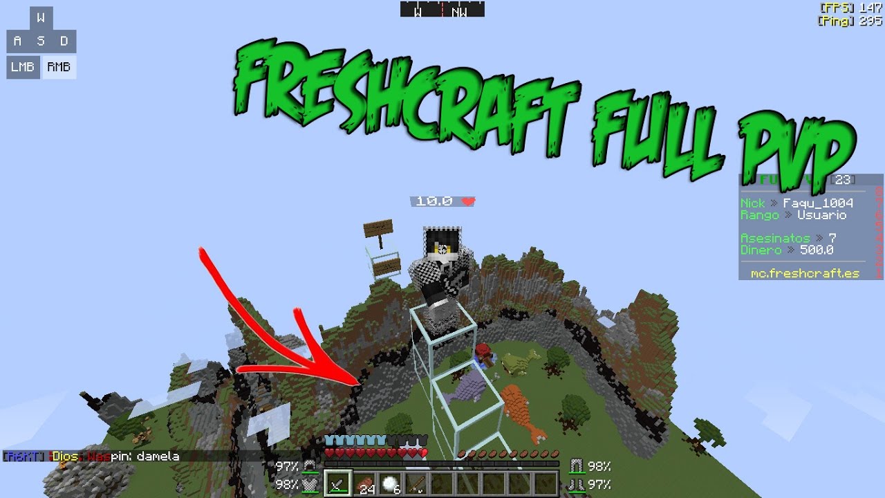 EL MEJOR SERVER FRESHCRAFT FULL PVP #1 MINECRAFT - YouTube