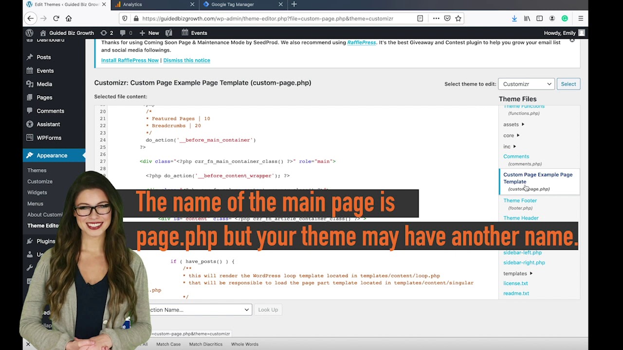 How to add tracking codes using Google Tag Manager & Analytics - YouTube