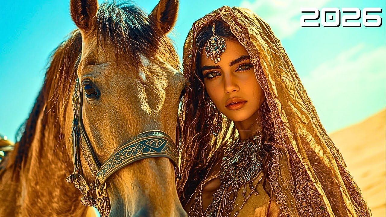 Arabic Music Instrumental - Desert Halo Silence – Gentle Oud for Inner Calm