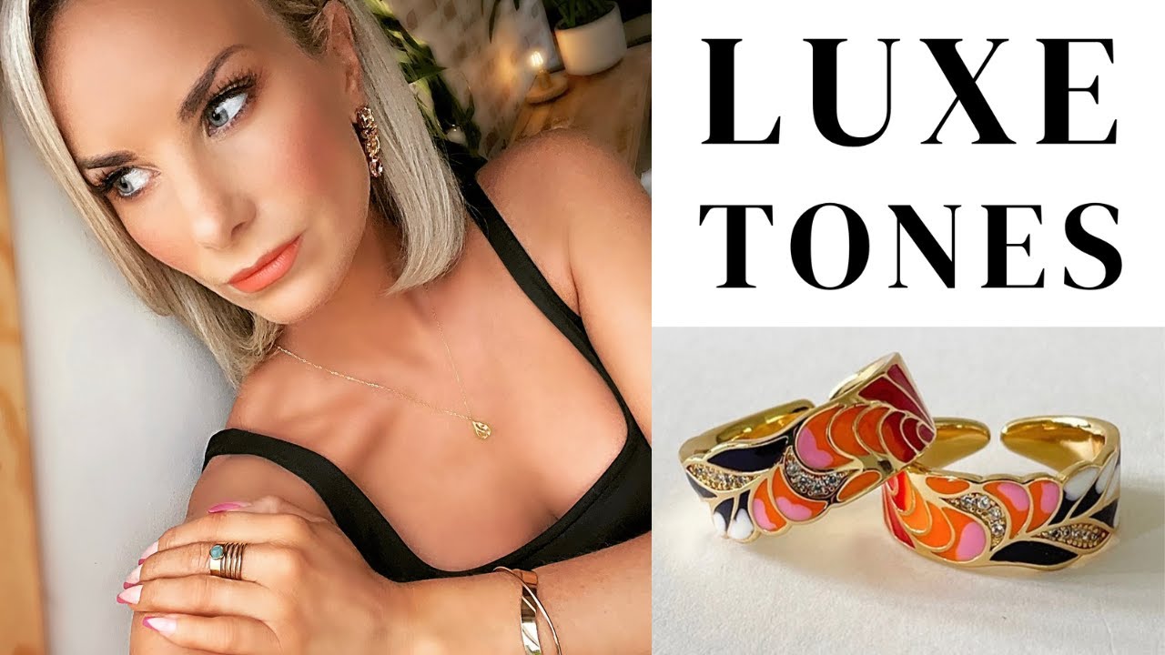 LUXE TONES JEWELLERY JEWELRY HAUL COLLECTION DISCOUNT CODE TRY ON NEW