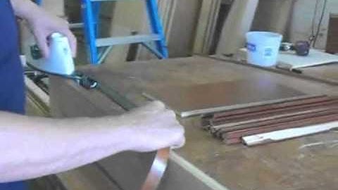 Douglas Ramsay Custom Cabinetry - Edgebander jig