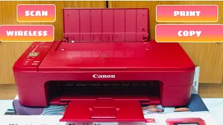 AFFORDABLE PRINTER CANON PIXMA TS3352 RED - YouTube