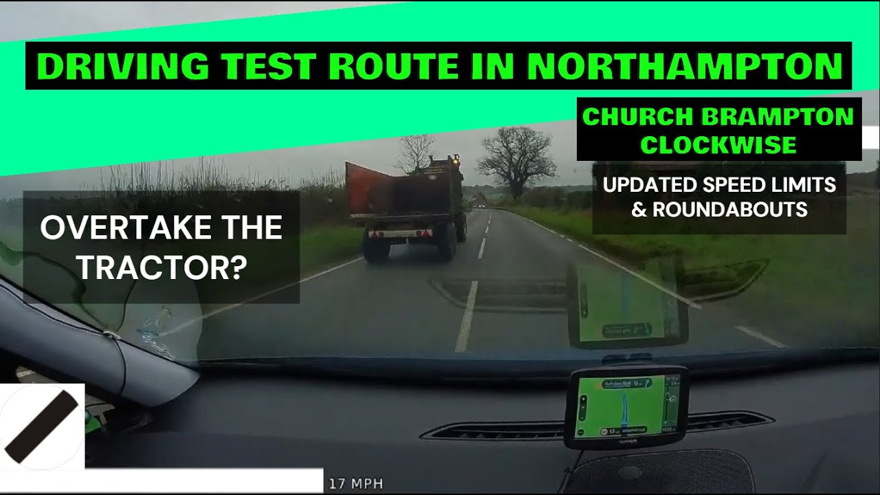 Маршрут сдачи экзамена по вождению в Нортгемптоне в 2026 году — обновленные ограничения скорости ...