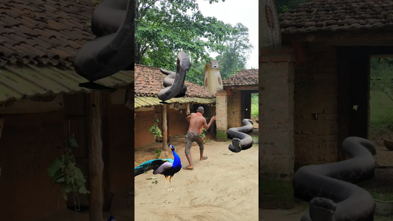 Unbelievable! Man vs Giant Cobra 😱 | VFX Creation 