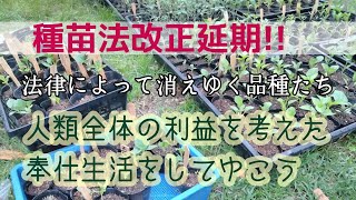 【種苗法改正延期】品種の多様性を守れるか？/著作権、特許フリーの世界へ飛び出そう!!