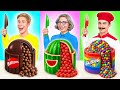 أنا مقابل جدتي في تحدي تحضير الطعام حيل طعام إبداعية Multi DO Challenge 