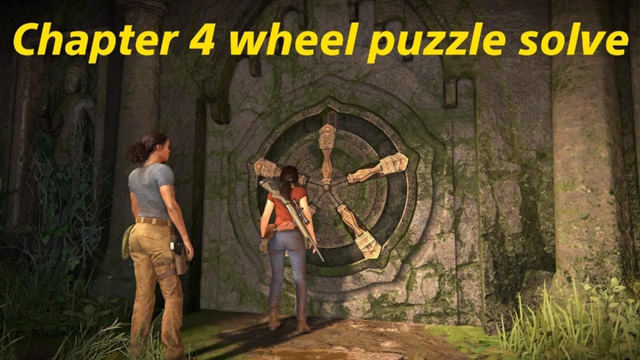 Uncharted:  Lost of Legacy Chapter 4 wheel puzzle solve