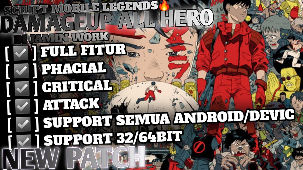 SCRIPT DAMAGE ML 2025‼️ ALL HERO AUTO WIN | ANTI BANNED