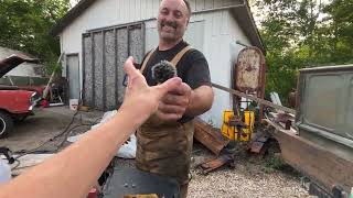 BTS Replacing a very tired winch motor on our Car Hauler