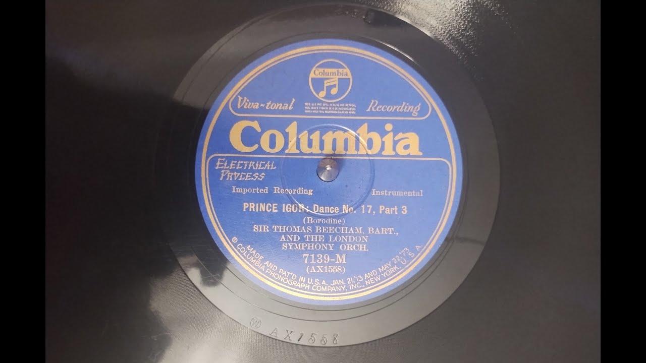 Sir Thomas Beecham, Bart., and the London Symphony Orchestra - Prince Igor Dance 17 Pt. 3