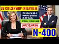 Actual Interview of U.S. Citizenship I N-400 Naturalization Interview I Small Talk #n400