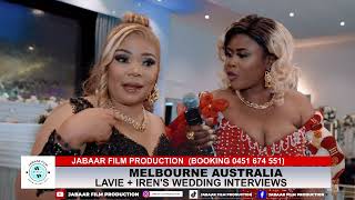 Lavie + Iren Congolese Wedding’s Official Interviews / Melbourne, Australia