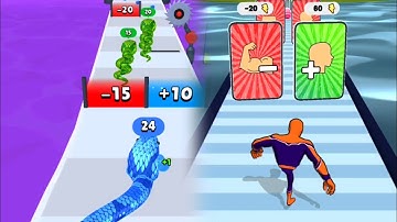 Snake Run Race 🆚 Monster Draft 3D New Levels Big New Update Max Walkthrough Android iOS Gameplay