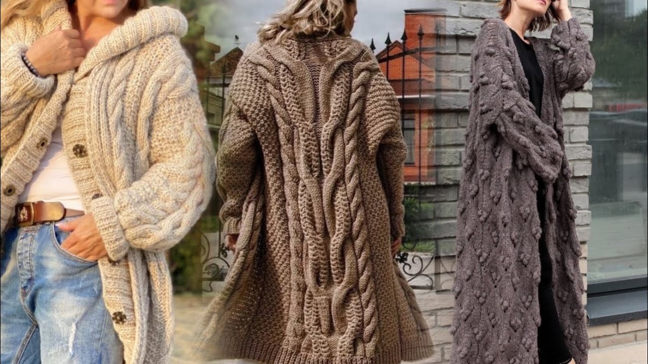 Handmade Knitted Coats for Every Season 🧶🧥
