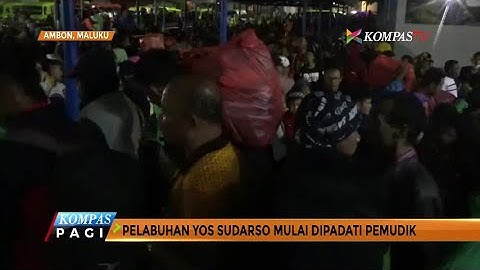 Pelabuhan Yos Sudarso Mulai Dipadati Pemudik