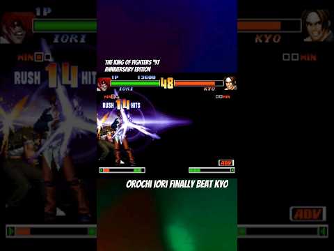 【#TAS】KOF 98 AE - FINALMENTE OROCHI IORI VENCEU KYO #shorts #arcade #fightinggames #kof #ioriyagami