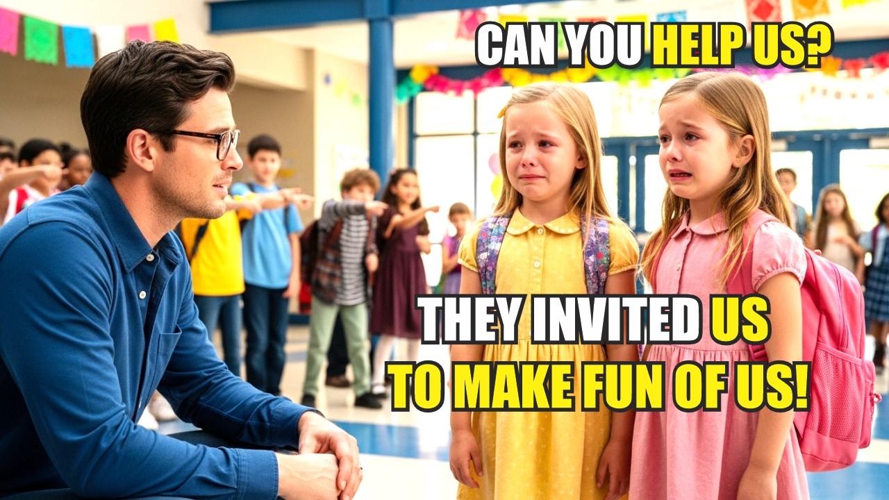 POOR TWIN GIRLS HOLD BILLIONAIRE'S HAND ASKING HELP BEFORE PARTY TO AVOID HUMILIATION, UNFORGETTABLE