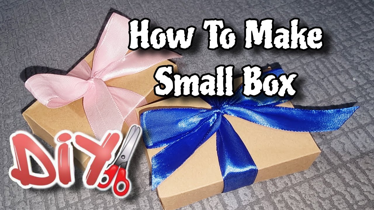 Making Small box for gifts diy - YouTube