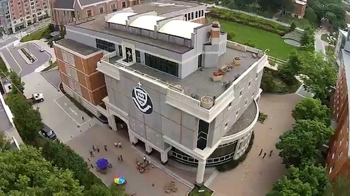 Drone Flyover at the University of Scranton