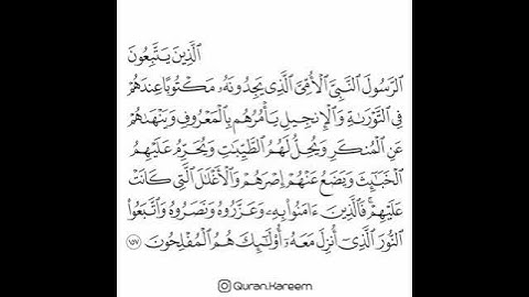القارئ ماهر المعيقلي - سورة الأعراف - الآية 157