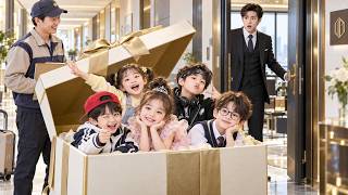 Single mom returns with 5 genius kids; their dad is a billionaire CEO who spoils them.