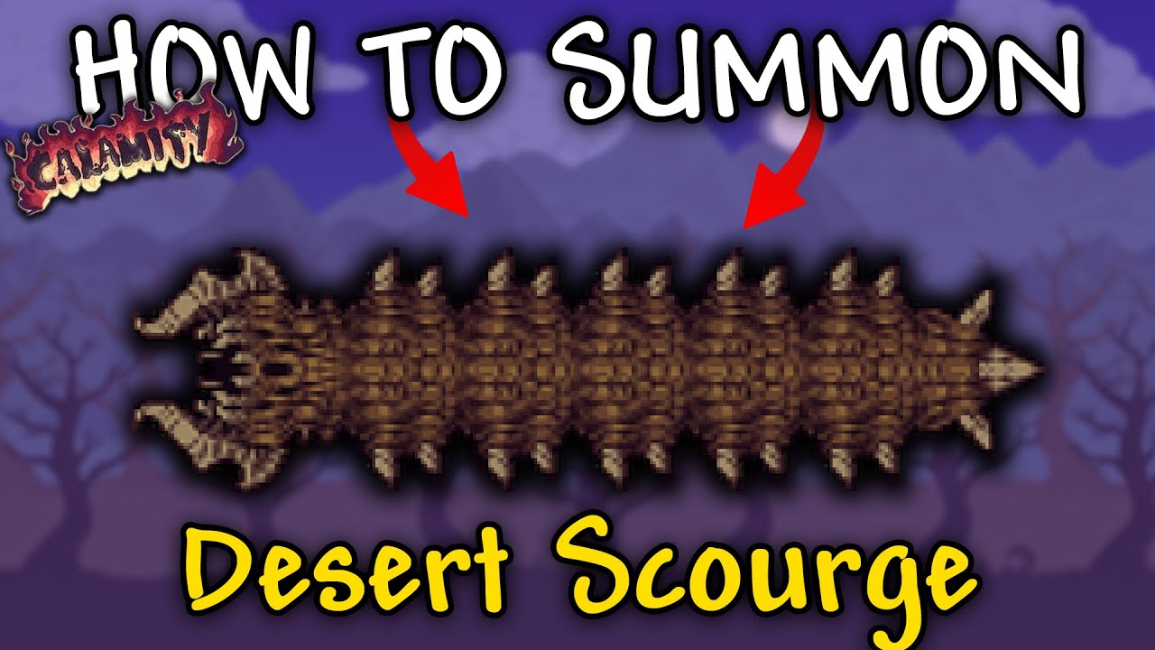 How to Summon Desert Scourge in Terraria Calamity Mod YouTube