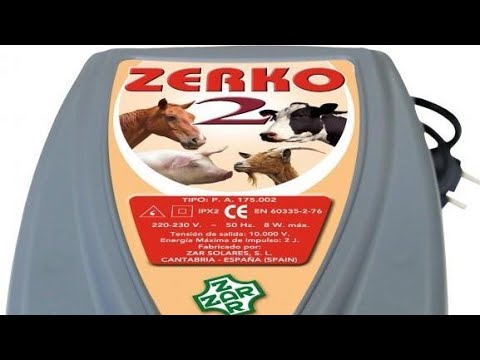 Pastor eléctrico Zerko red 2 zar de 220 voltios