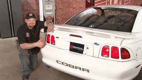 Mustang Sequential LED Taillight Kit 1996-2004 Installation