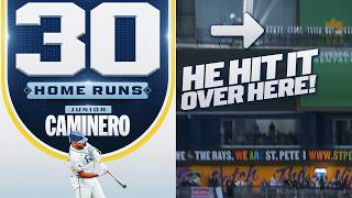Junior Caminero's 30th home run of the season HIT THE CATWALK 🤯 | MLB Highlights