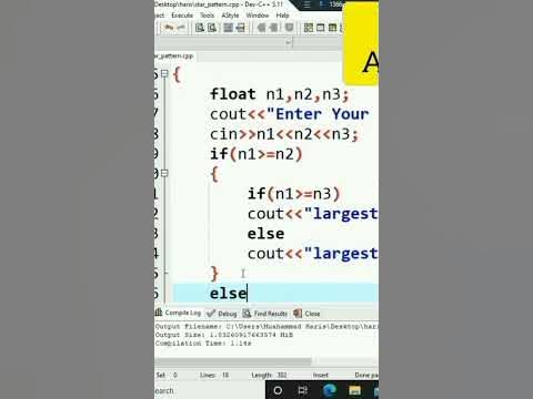 How to Find the highest Number by using nested loop in C and C++#viral ...