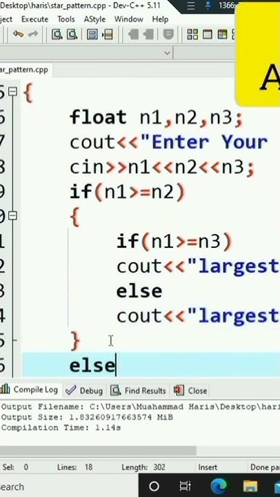 How to Find the highest Number by using nested loop in C and C++#viral ...