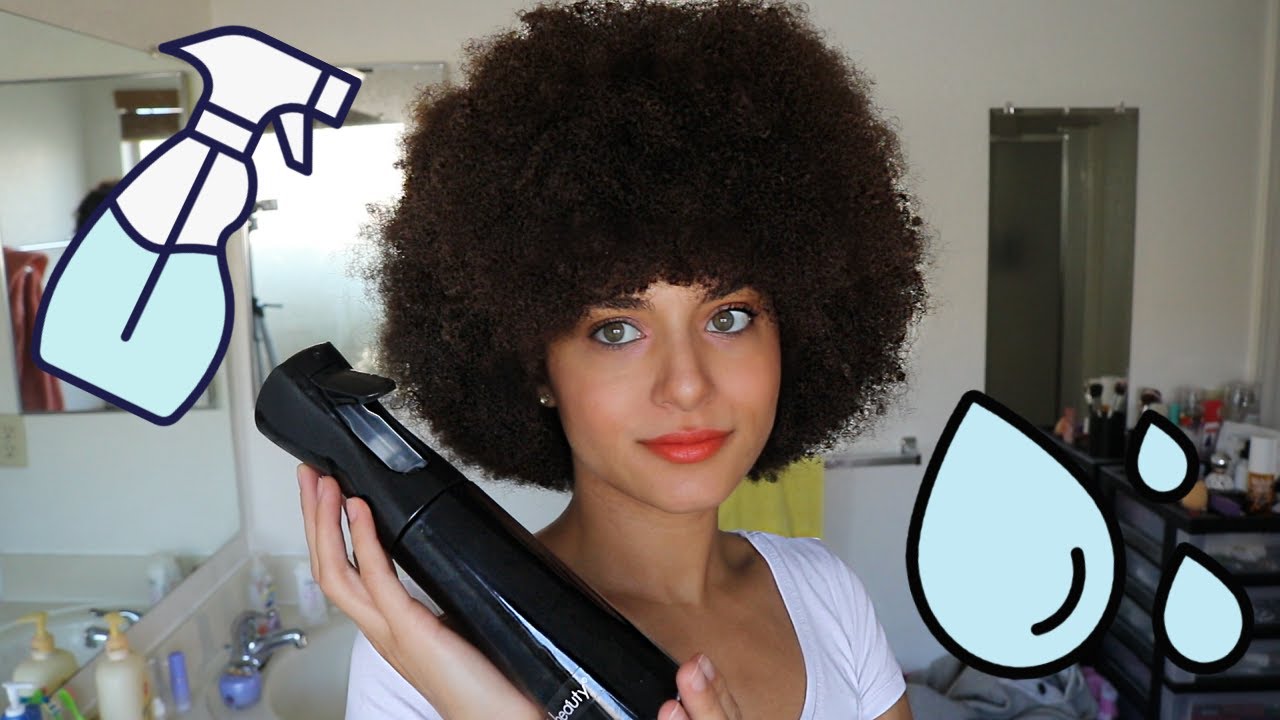 My Daily DIY Refresh Spray How I Refresh My Afro Type 4 Natural