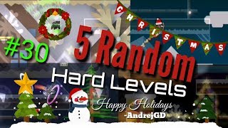 [GD] 5 Random Hard Levels #30 (Mobile) [Christmas Special] 🎄🎄🎄 screenshot 3