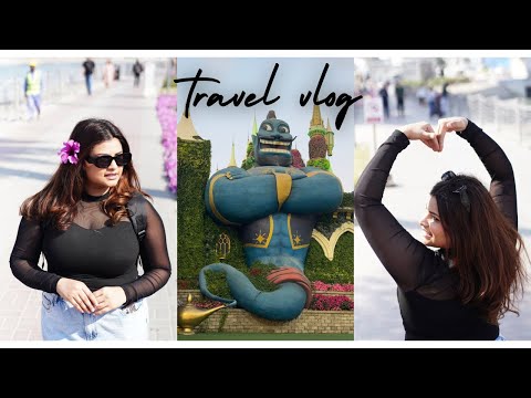 Exploring Dubai's Miracle Garden: A Floral Wonderland | Vlog Part 1 || Aayushi rajput