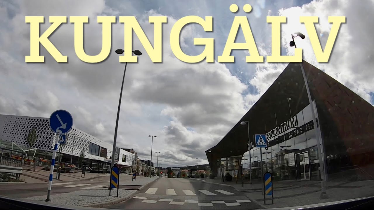 Kungälv, Sweden. Dashcam video.