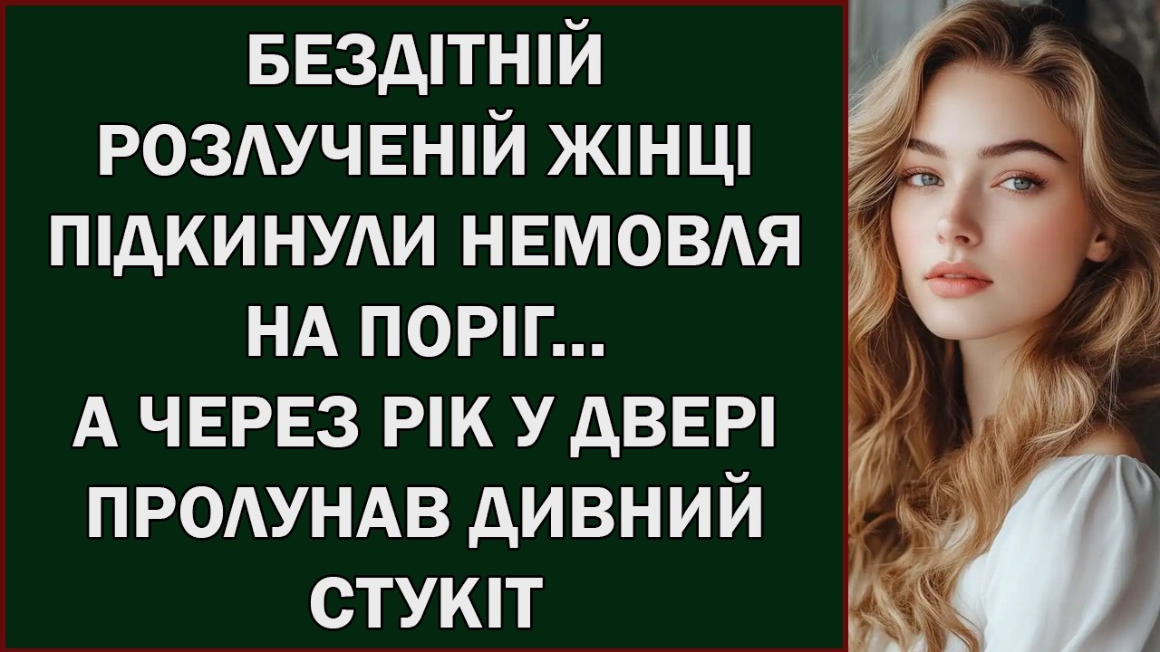 Вона знайшла немовля під своїми дверима… А через рік почула загадковий стукіт
