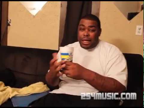 Big Binky in studio making "Drank" Remix w/ Denero