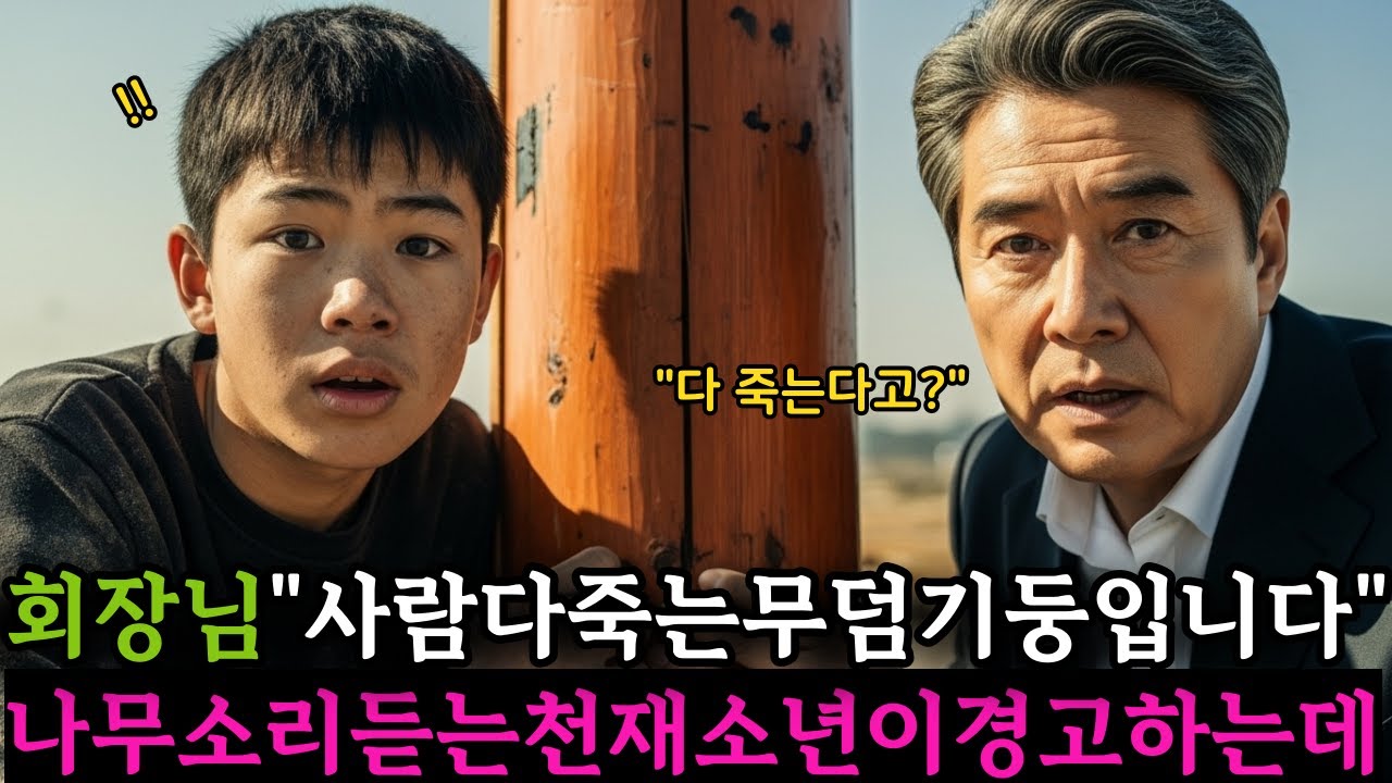사람 다 죽는 무덤 기둥입니다”나무 소리를 듣는 소년이 재벌 회장을 막아섰다ㅣ감동사연ㅣ사연라디오ㅣ