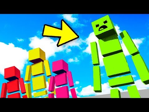 ЭКСПЕРИМЕНТ ПРОВАЛИЛСЯ! САМЫЙ БОЛЬШОЙ И ОПАСНЫЙ ЗОМБИ АТАКУЕТ! БЕЗУМИЕ И УГАР В FUN WITH RAGDOLLS