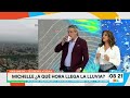 Michelle Adam ¿A qué hora lloverá en la región Metropolitana? | Tu Día | Canal 13