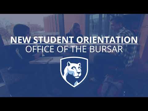 New Student Orientation - Office of the Bursar