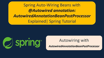 Spring Auto-Wiring Beans with @Autowired annotation: AutowiredAnnotationBeanPostProcessor Explained