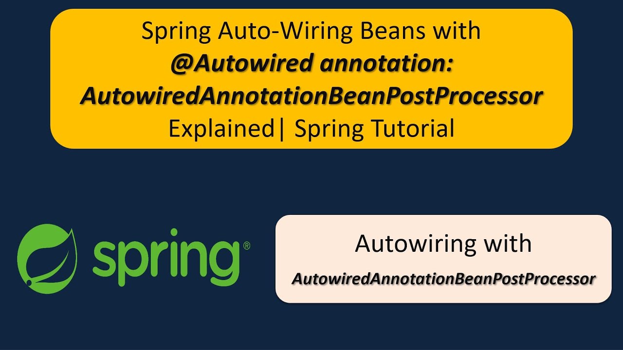 spring autowired annotation