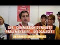 Avs  commission denqute dlocalise au forum de lemploi  domicile