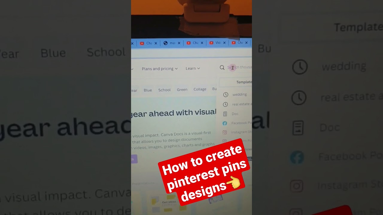 How to create pinterest pins designs in 2mins!👈 #pinterestideas #canva #canvatutorial