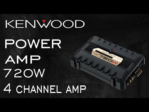 kenwood (KAC-M845) 4-channel stereo amplifier 720W review