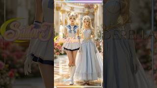 Cinderella & Sailor Moon Fusion Realistic Ai Animation Transformation