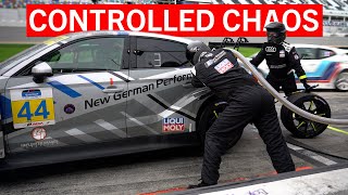 Inside the Frenzy Behind a Successful IMSA Pit Stop