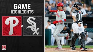 Chicago White Sox vs. Philadelphia Phillies - Game Highlights (7/28/25) | CHSN Chicago White Sox