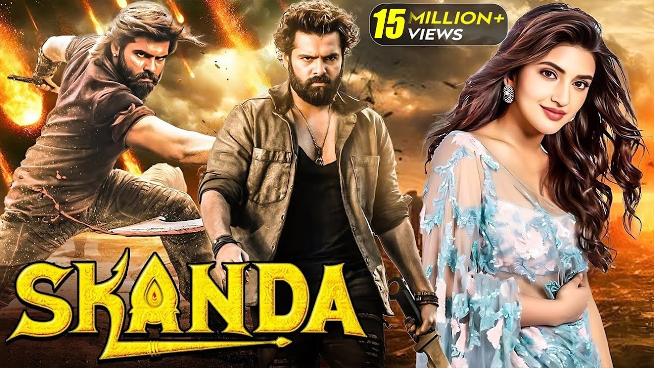 SKANDA - Ram Pothineni | New Released South Indian Hindi Dubbed Movie 2024 | Sreeleela | Action